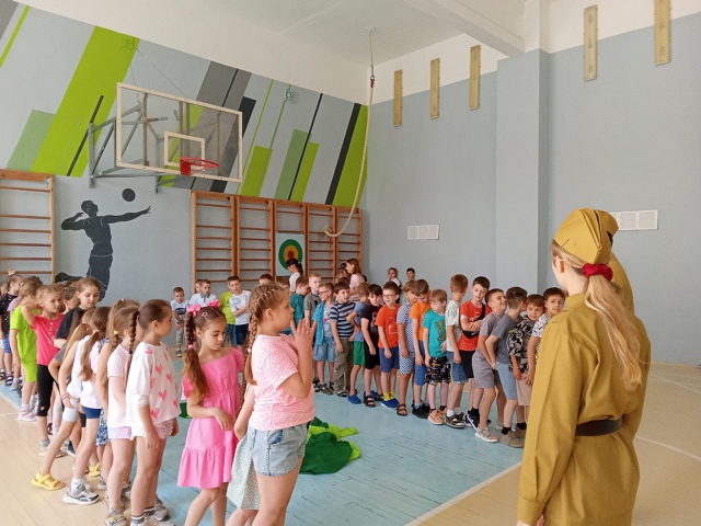 В летнем лагере состоялась военно-спортивная игра &amp;quot;Зарница&amp;quot;.