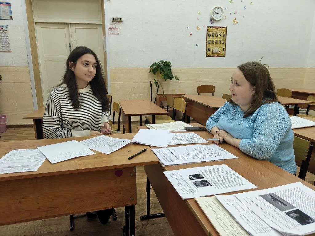 Пробное итоговое собеседование по русскому языку с обучающимися 9-х классов..